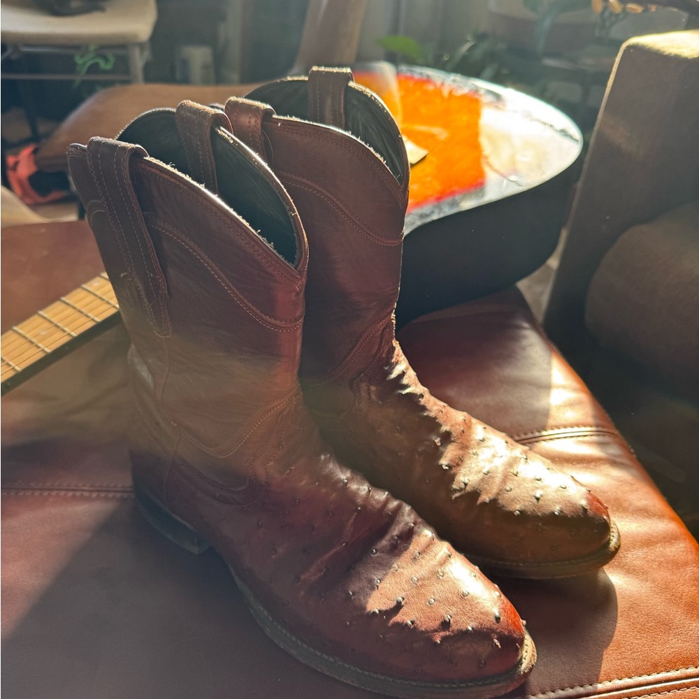 Tecovas “the Duke” 10d ostrich boots